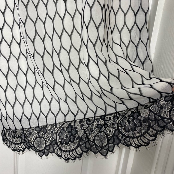 Irene Klairie Silk-Blend Sleeveless Shift Mini Dress Sz 40 - Picture 12 of 16